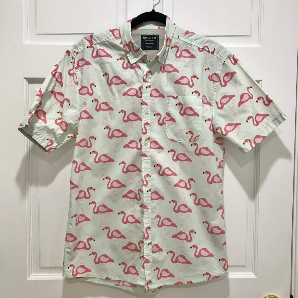 Men’s flamingo shirt